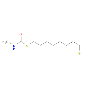 Carbamothioic acid, methyl-, S-(8-mercaptooctyl) ester
