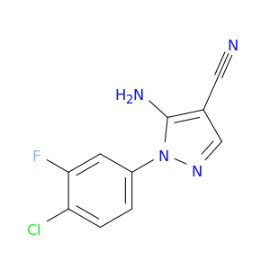 5-Amino-1-(4-chloro-3-fluorophenyl)-1H-pyrazole-4-carbonitrile