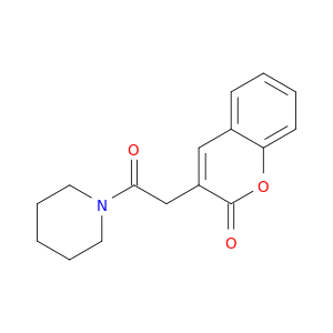 3-((PIPERIDIN-1-YLCARBONYL)METHYL)COUMARIN