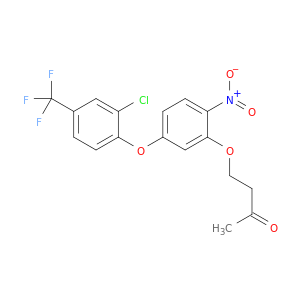 2-Butanone, 4-[5-[2-chloro-4-(trifluoromethyl)phenoxy]-2-nitrophenoxy]-