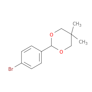 1,3-Dioxane, 2-(4-bromophenyl)-5,5-dimethyl-