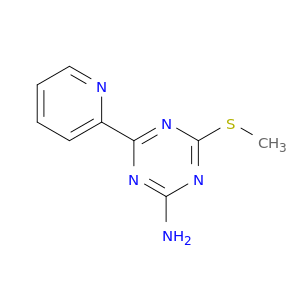 4-(甲基硫基)-6-(2-吡啶基)-1,3,5-三嗪-2-胺