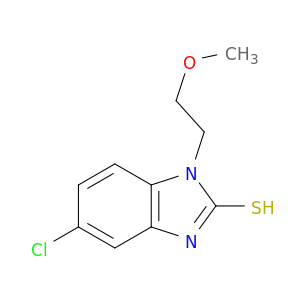 5-Chloro-1-(2-methoxyethyl)-1H-benzo[d]imidazole-2-thiol
