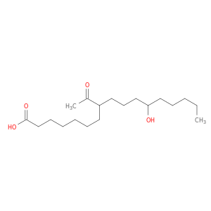 Heptadecanoic acid, 8-acetyl-12-hydroxy-