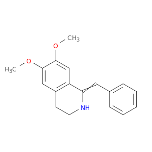 Isoquinoline, 1,2,3,4-tetrahydro-6,7-dimethoxy-1-(phenylmethylene)-