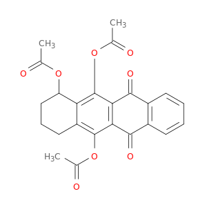 5,12-Naphthacenedione,6,7,11-tris(acetyloxy)-7,8,9,10-tetrahydro-