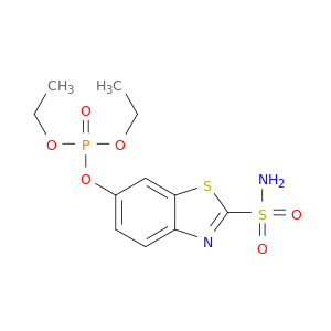 Phosphoric acid, 2-(aminosulfonyl)-6-benzothiazolyl diethyl ester