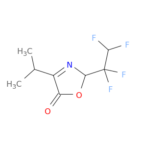 5(2H)-Oxazolone, 4-(1-methylethyl)-2-(1,1,2,2-tetrafluoroethyl)-
