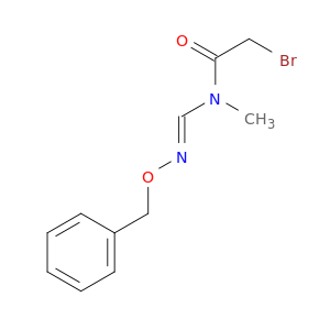 Acetamide, 2-bromo-N-methyl-N-[(E)-[(phenylmethoxy)imino]methyl]-