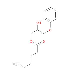 Hexanoic acid, 2-hydroxy-3-phenoxypropyl ester