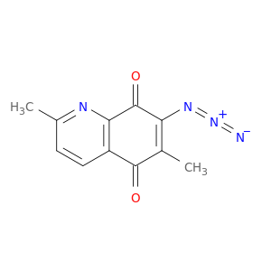 5,8-Quinolinedione, 7-azido-2,6-dimethyl-