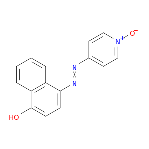 1-Naphthalenol, 4-[(1-oxido-4-pyridinyl)azo]-