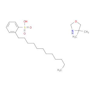 2-dodecylbenzenesulfonic acid- 4,4-dimethyl-1,3-oxazolidine(1:1)