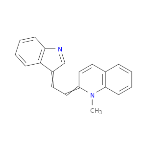 Quinoline, 1,2-dihydro-2-(3H-indol-3-ylideneethylidene)-1-methyl-
