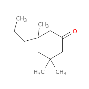 Cyclohexanone, 3,3,5-trimethyl-5-propyl-