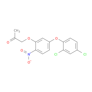 2-Propanone, 1-[5-(2,4-dichlorophenoxy)-2-nitrophenoxy]-