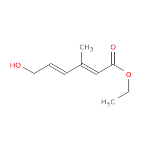 2,4-Hexadienoic acid, 6-hydroxy-3-methyl-, ethyl ester, (E,E)-