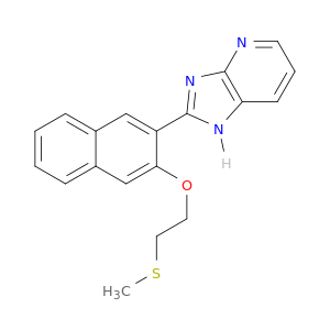 1H-Imidazo[4,5-b]pyridine, 2-[3-[2-(methylthio)ethoxy]-2-naphthalenyl]-