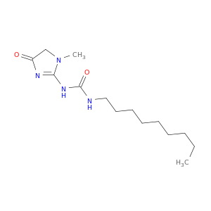 Urea, N-(4,5-dihydro-1-methyl-4-oxo-1H-imidazol-2-yl)-N'-nonyl-