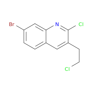 7-Bromo-2-chloro-3-(2-chloroethyl)quinoline