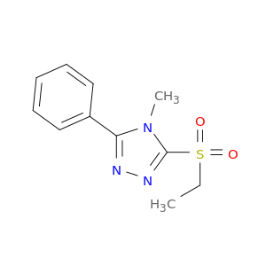 4H-1,2,4-Triazole,3-(ethylsulfonyl)-4-methyl-5-phenyl-