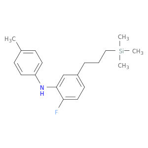 Benzenamine, 2-fluoro-N-(4-methylphenyl)-5-[3-(trimethylsilyl)propyl]-