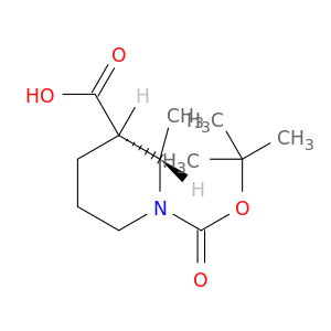 rel-(2R,3R)-1-(叔丁氧基羰基)-2-甲基哌啶-3-羧酸