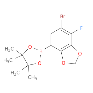 1,3-苯二氧辛,5-溴-4-氟-7-(4,4,5,5-四甲基-1,3,2-Dioxaborolan-2-Y1)-