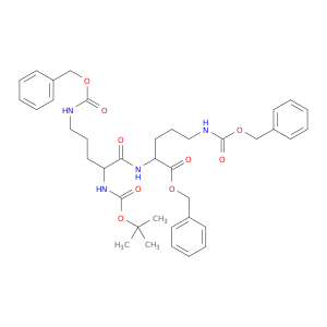 L-Ornithine,N2-[N2-[(1,1-dimethylethoxy)carbonyl]-N5-[(phenylmethoxy)carbonyl]-L-ornithyl]-N5-[(phenylmethoxy)carbonyl]-,phenylmethyl ester (9CI)