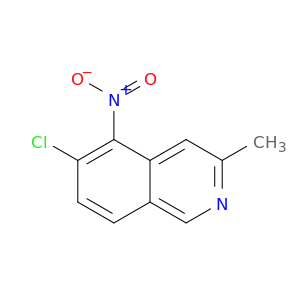 Isoquinoline, 6-chloro-3-methyl-5-nitro-
