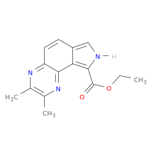 8H-Pyrrolo[3,4-f]quinoxaline-9-carboxylic acid, 2,3-dimethyl-, ethyl ester