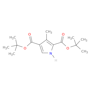 1H-Pyrrole-2,4-dicarboxylic acid, 3-methyl-, bis(1,1-dimethylethyl) ester