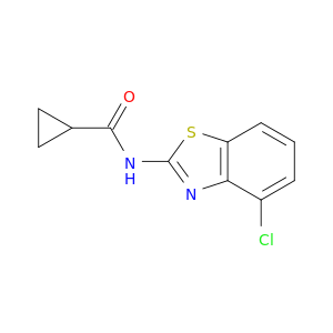 Cyclopropanecarboxamide,N-(4-chloro-2-benzothiazolyl)-