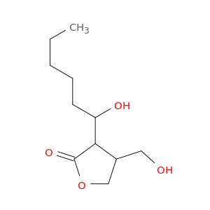 2(3H)-Furanone, dihydro-3-(1-hydroxyhexyl)-4-(hydroxymethyl)-