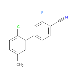 4-(2-Chloro-5-methylphenyl)-2-fluorobenzonitrile