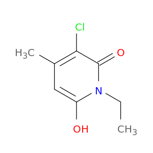 2(1H)-Pyridinone, 3-chloro-1-ethyl-6-hydroxy-4-methyl-