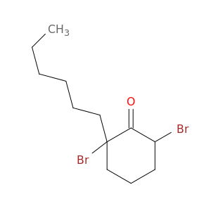 Cyclohexanone, 2,6-dibromo-2-hexyl-