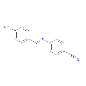 Benzonitrile, 4-[(E)-[(4-methylphenyl)methylene]amino]-