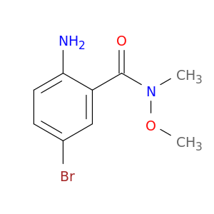 2-Amino-5-bromo-N-methoxy-N-methylbenzamide
