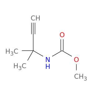 Carbamic acid, (1,1-dimethyl-2-propynyl)-, methyl ester
