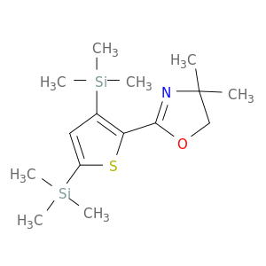 Oxazole, 2-[3,5-bis(trimethylsilyl)-2-thienyl]-4,5-dihydro-4,4-dimethyl-