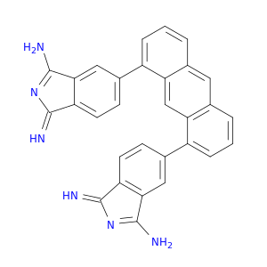 1H-Isoindol-3-amine, 5,5'-(1,8-anthracenediyl)bis[1-imino-