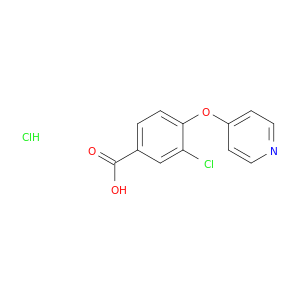 苯甲酸,3-氯-4-(4-吡啶氧基)-,盐酸盐(1：1)