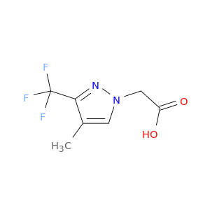 2-[4-Methyl-3-(trifluoromethyl)-1H-pyrazol-1-yl]acetic acid