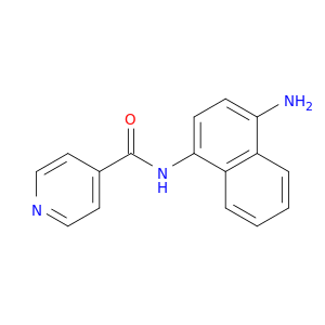 N-(4-AMINO-1-NAPHTHALENYL)-4-PYRIDINECARBOXAMIDE