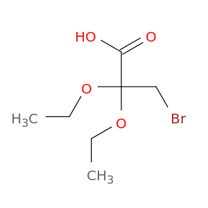 Propanoic acid, 3-bromo-2,2-diethoxy-
