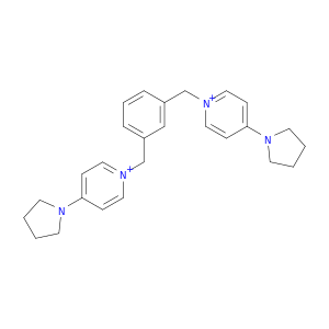Pyridinium, 1,1'-[1,3-phenylenebis(methylene)]bis[4-(1-pyrrolidinyl)-