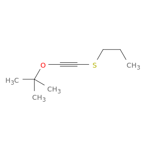 Propane, 2-methyl-2-[[2-(propylthio)ethynyl]oxy]-