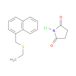 N-CHLOROSUCCINIMIDE-ETHYL NAPHTHALEN-1-YLMETHYL SULFIDE