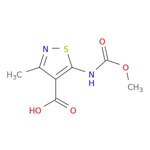 5-[(methoxycarbonyl)amino]-3-methyl-1,2-thiazole-4-carboxylic Acid
